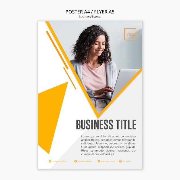 Professionelles business-template-design