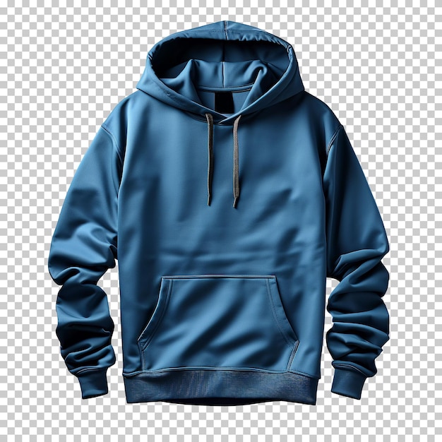 Psd-blaues hoodie-modell
