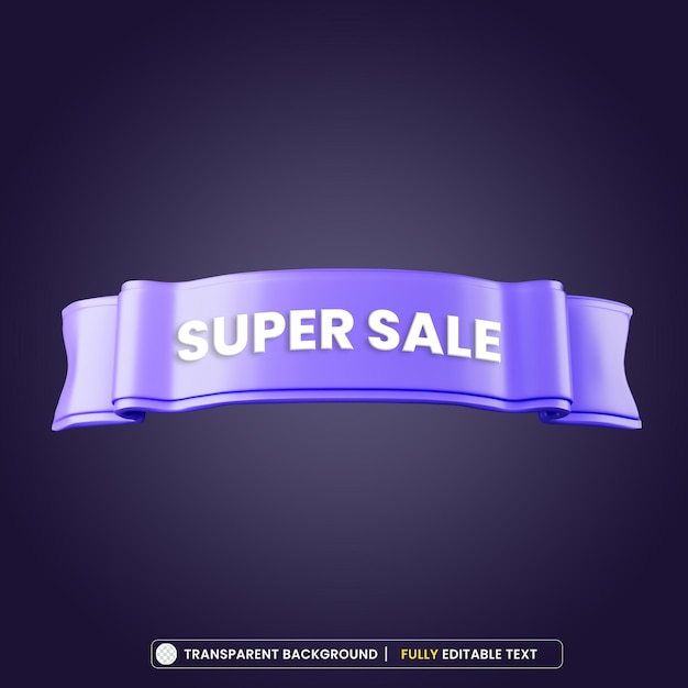 Purple tag super sale 3d-rendering isoliert