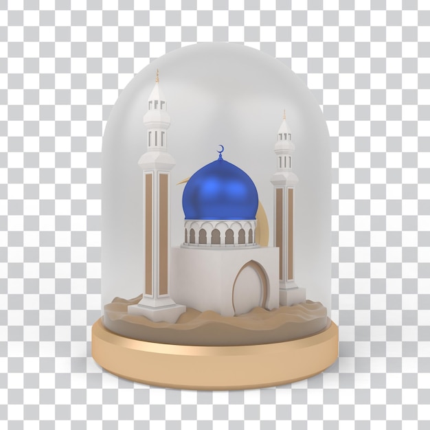 Ramadan-Moschee und Minarett