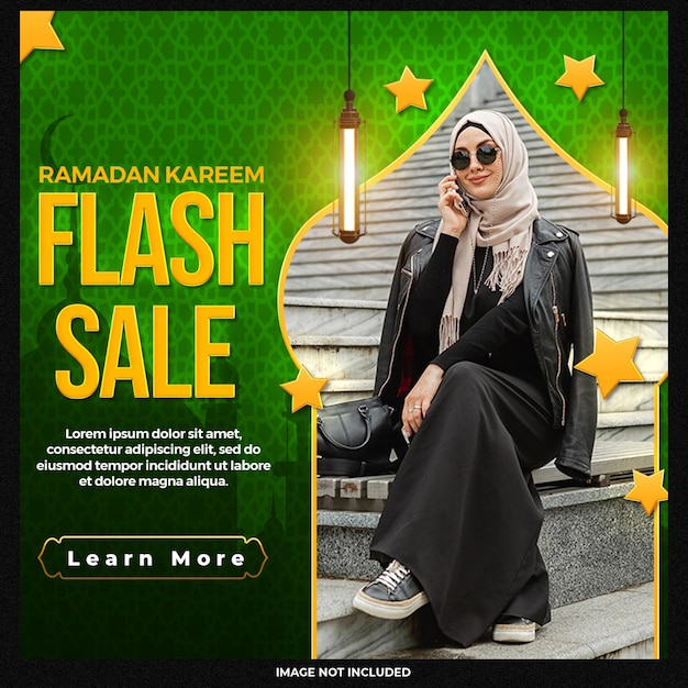 Ramadan sale social media und instagram-post