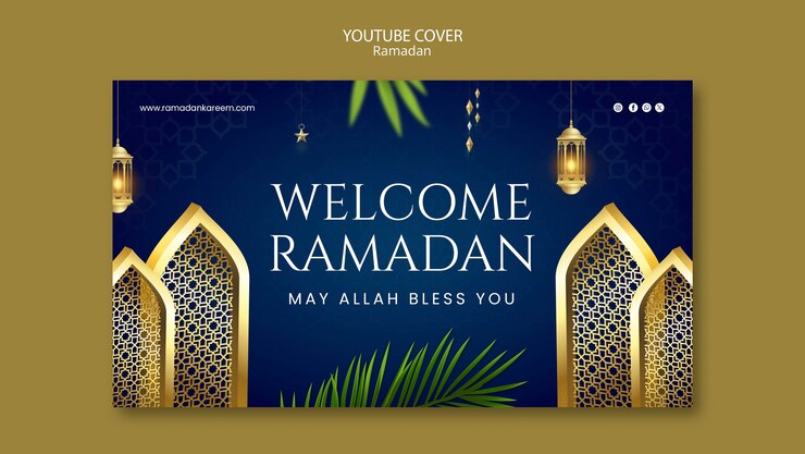 Kostenlose PSD ramadan-vorlagendesign