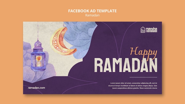 Kostenlose PSD ramadan-vorlagendesign