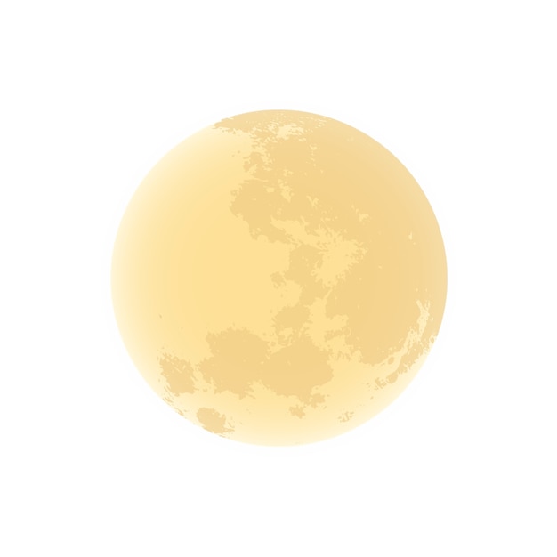 Realistische Illustration des Planeten
