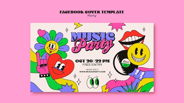 Retro-musikparty-facebook-cover