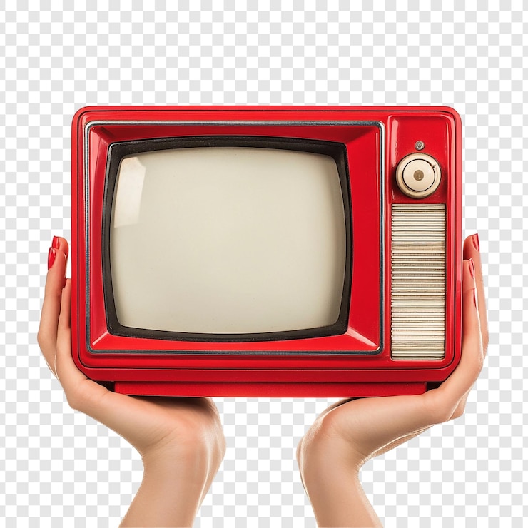 Kostenlose PSD retro-rot-fernsehen - ein blast aus der vergangenheit