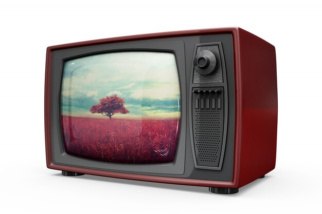 Retro-TV-Modell