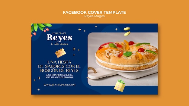 Kostenlose PSD reyes magos vorlage-design