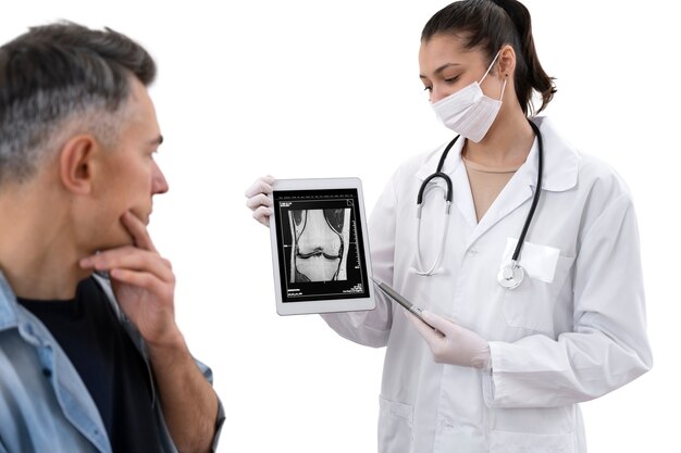 Routinemäßige medizinische Untersuchung des Patienten