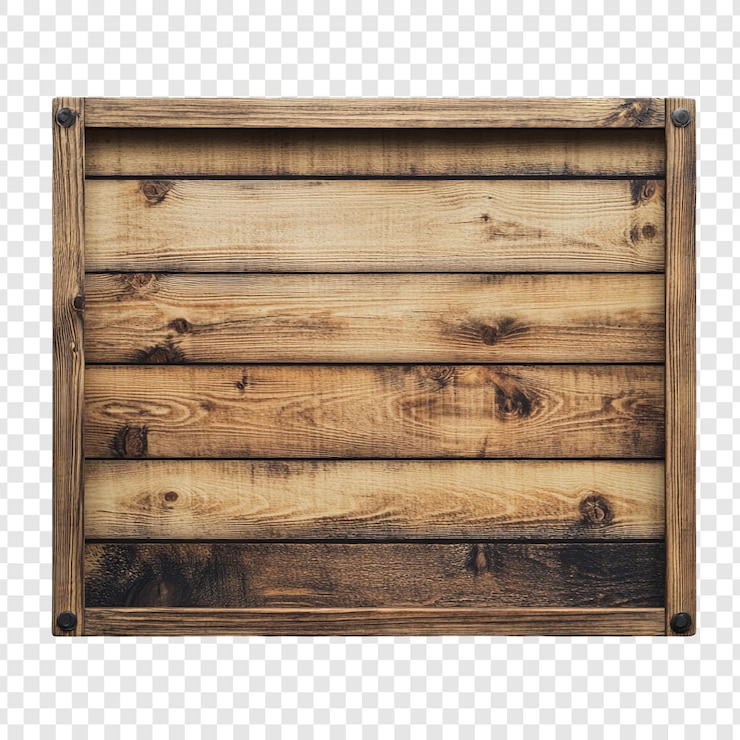 Kostenlose PSD rustikal holz schild blank braune holz textur für das design