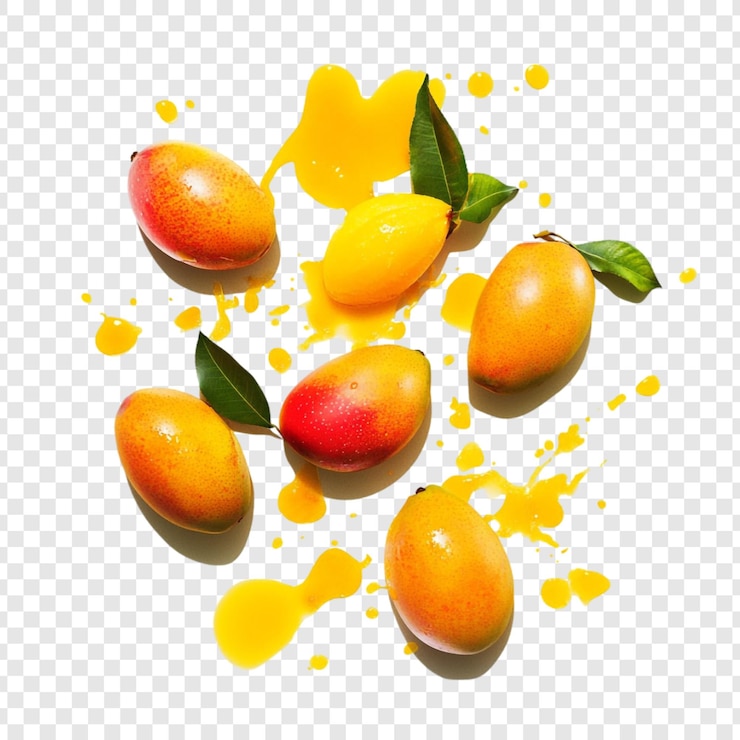 Kostenlose PSD saftige mangos - ein tropisch-geniß