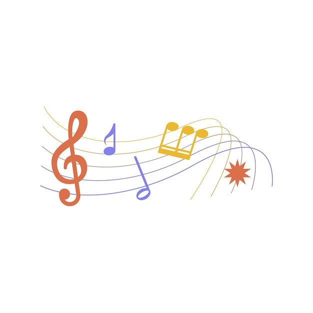 Sammlung von Musiknoten