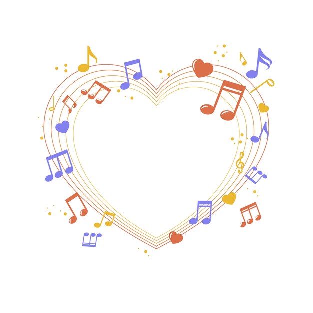 Sammlung von Musiknoten