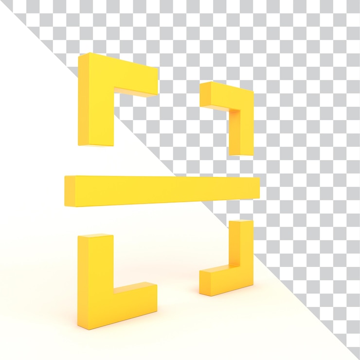 Kostenlose PSD scan-symbol auf der linken seite