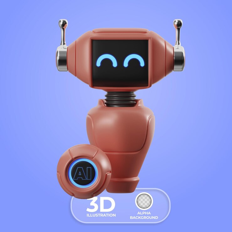 Kostenlose PSD schöne 3d-ikonen für ai-avatare