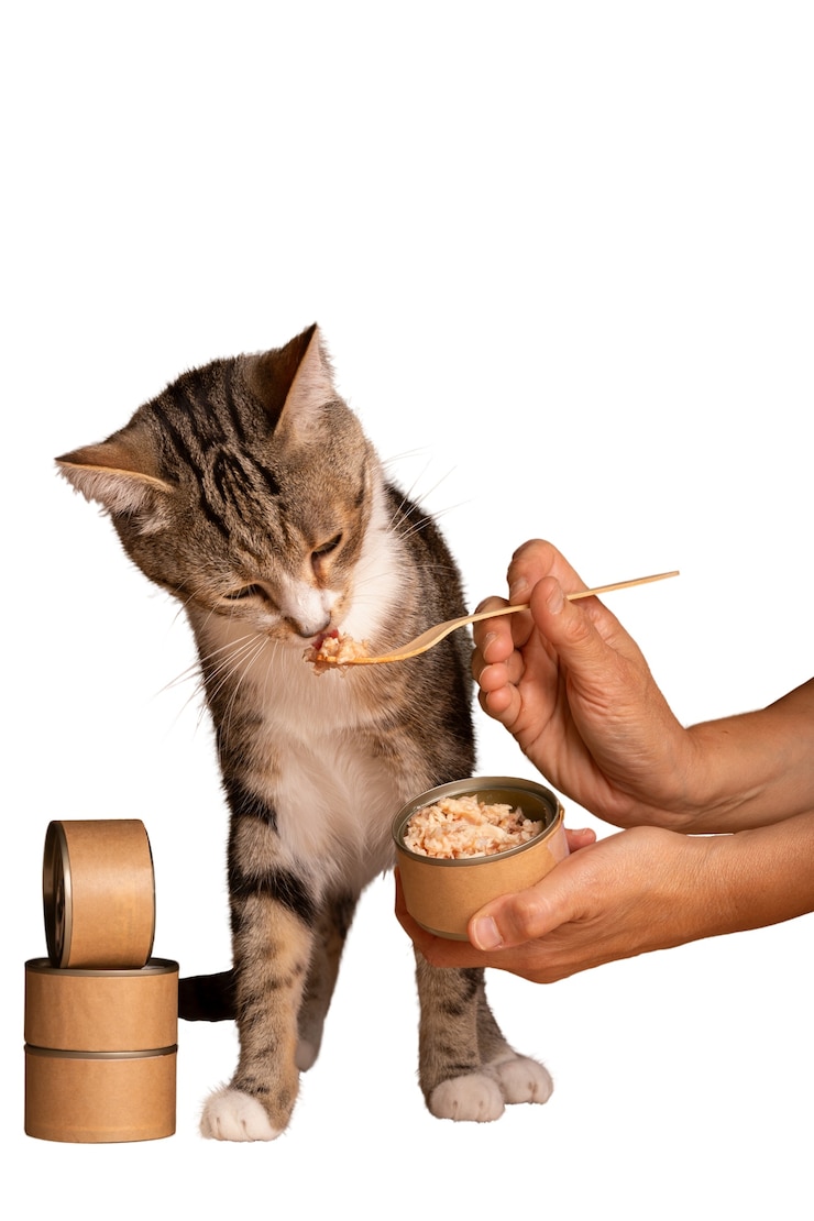 Kostenlose PSD schöne und süße katze isoliert