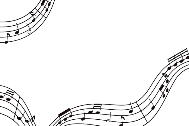 Schwarz Musiknote