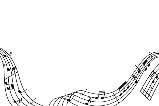 Schwarz Musiknote