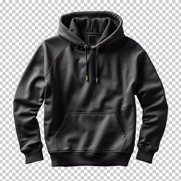 Schwarzes Hoodie-Modell