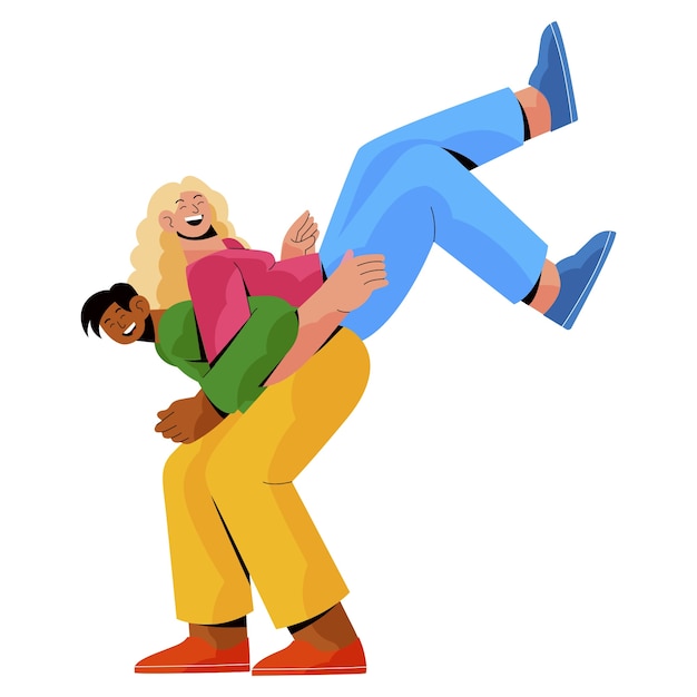 Sicht auf Menschen, die Freundschaft zeigen