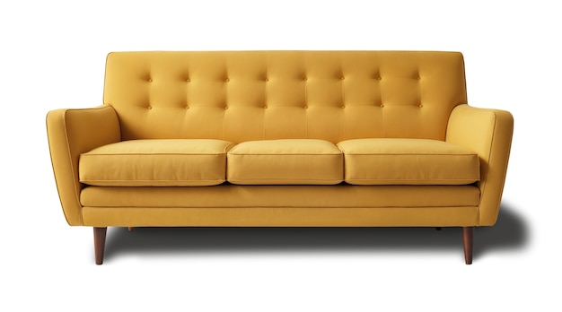 Sicht auf Sofa für Innenarchitektur