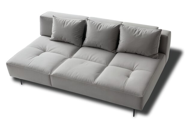 Sicht auf Sofa für Innenarchitektur