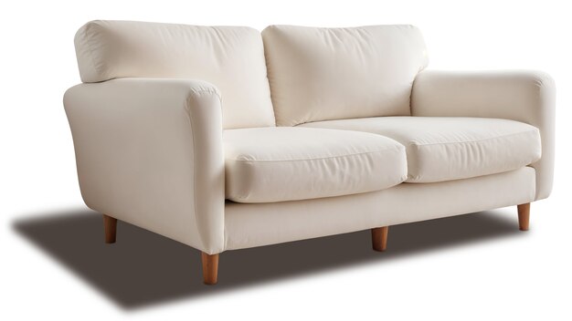 Sicht auf Sofa für Innenarchitektur