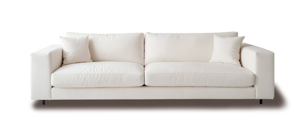 Sicht auf Sofa für Innenarchitektur