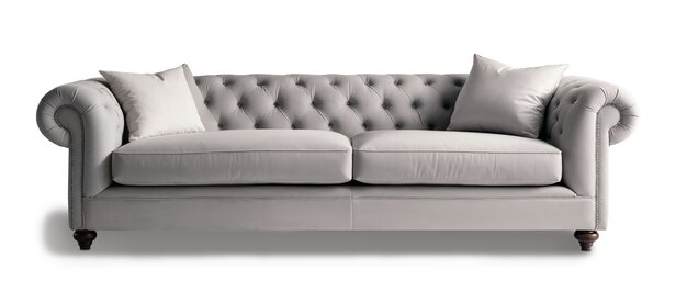 Sicht auf Sofa für Innenarchitektur
