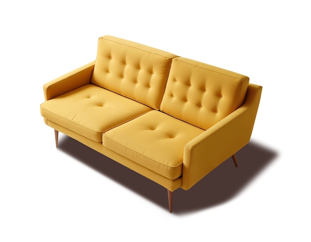 Sicht auf Sofa für Innenarchitektur