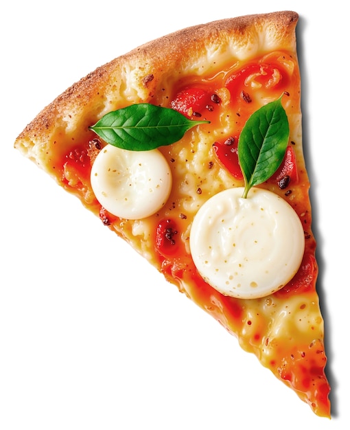 Sicht von oben auf eine köstliche Pizza