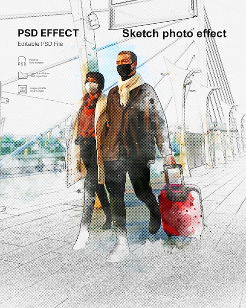Sketch-Foto-Effekt