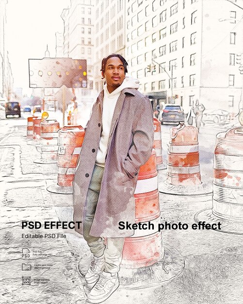 Sketch-Foto-Effekt