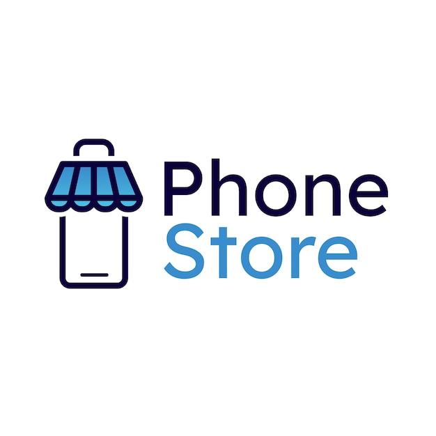 Smartphone-Logo isoliert