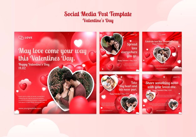 Social-Media-Beitrag zum Valentinstag