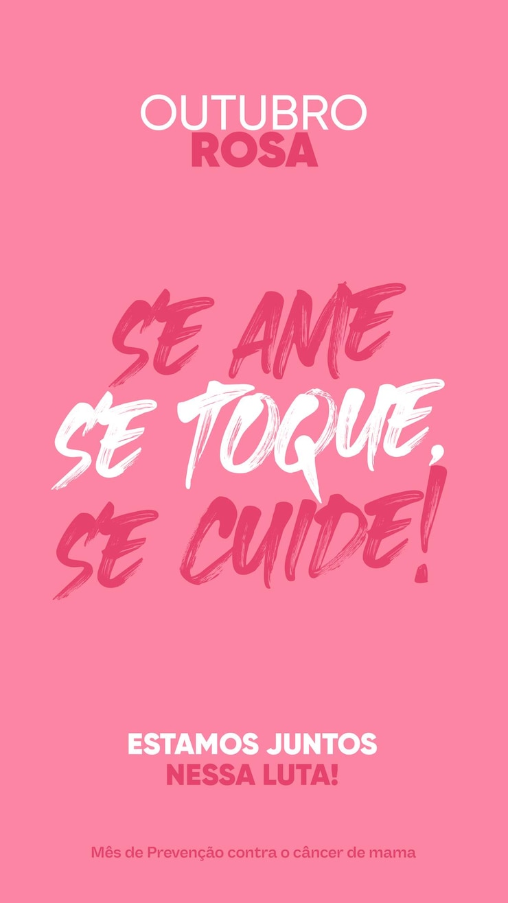 Kostenlose PSD social-media-geschichten pink october love yourself