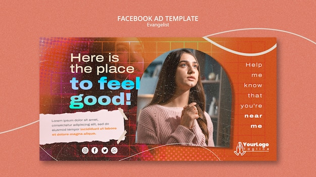 Social-Media-Promo-Vorlage für evangelistischen Glauben