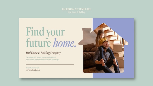 Social-Media-Promo-Vorlage für Immobilien und Innenarchitektur
