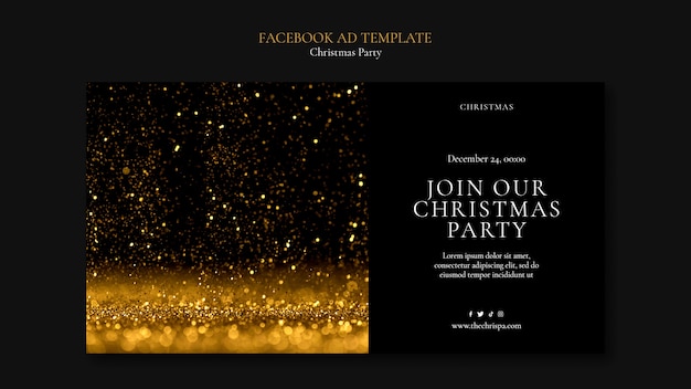 Social-Media-Promo-Vorlage für Weihnachtsfeiern