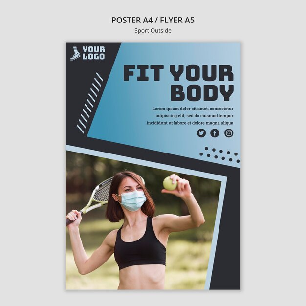 Sport außerhalb Poster