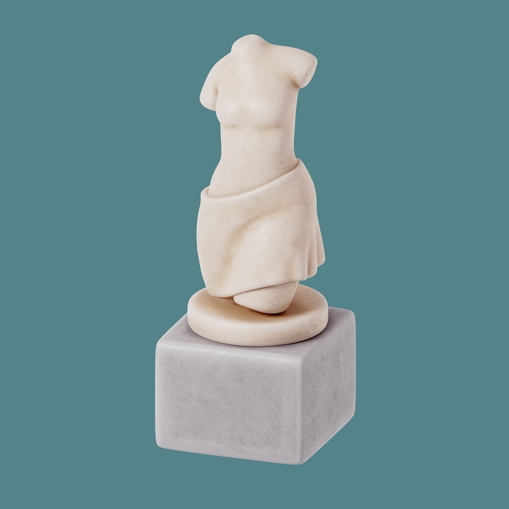 Kostenlose PSD statuensymbol des historischen museums