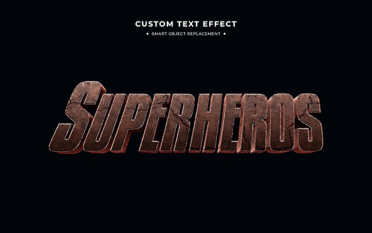 Kostenlose PSD steinfilm 3d-textstileffekt
