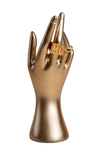 Stillleben eines goldenen Gegenstandes
