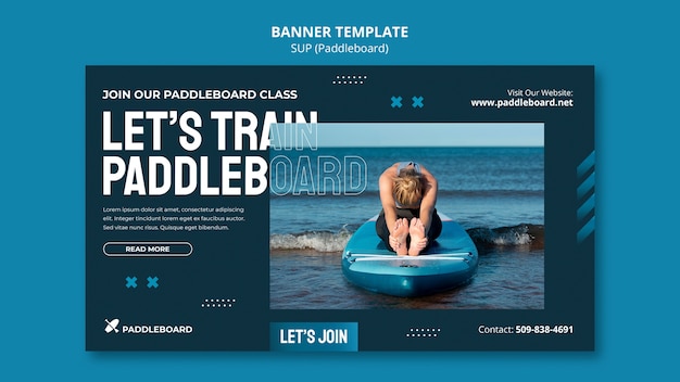 Kostenlose PSD sup-banner-template-design