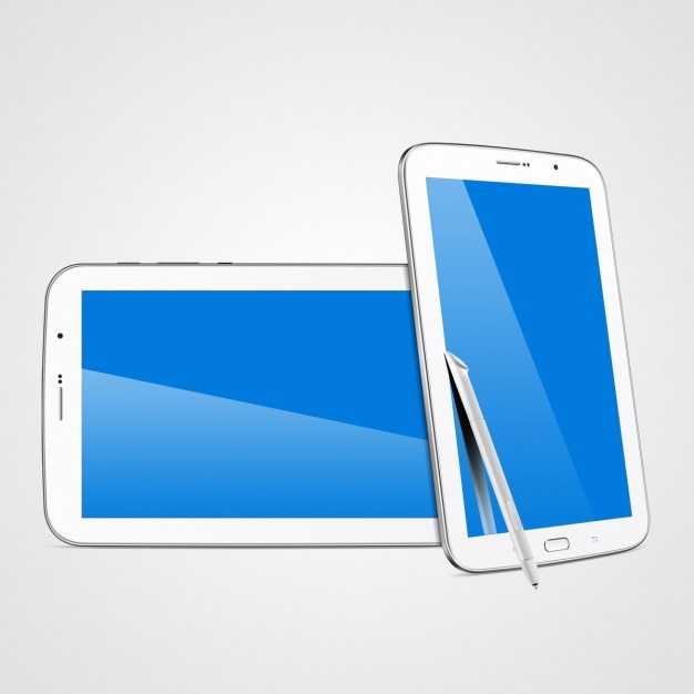 Kostenlose PSD tablet mock-up-design