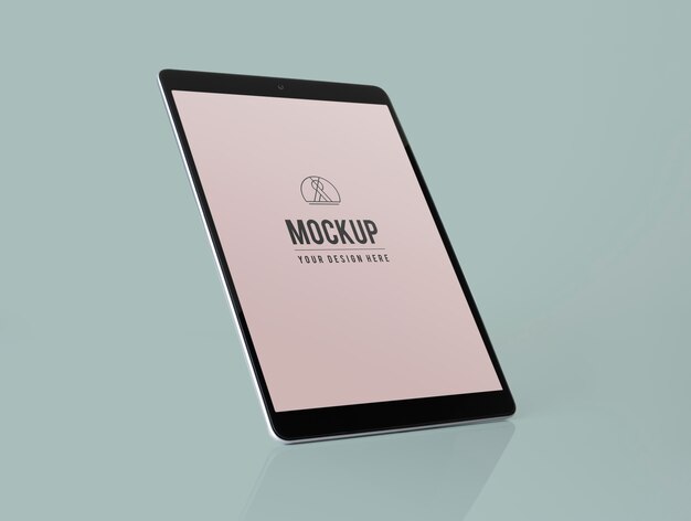 Tablet-Mockup-Design im Vollbildmodus