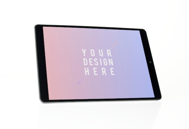 Tablet-Mockup-Design im Vollbildmodus