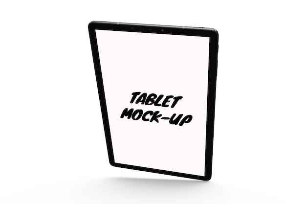 Tablet-Modell isoliert