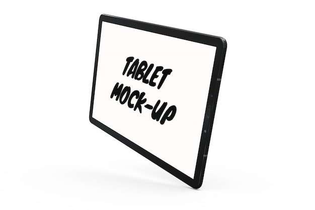 Tablet-modell isoliert