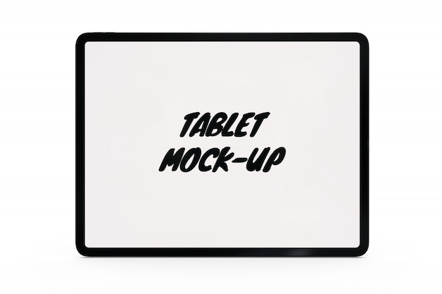 Tablet-modell isoliert